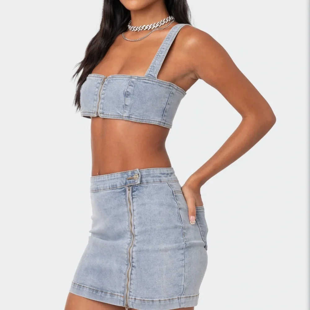 Edikted denim set - Picture 3 of 4